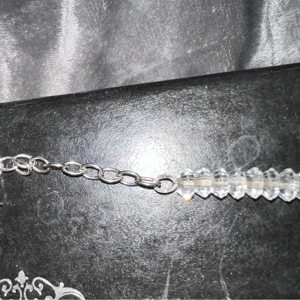 Rock Crystal Necklace with matching earrings Antique - Picture 9 of 14